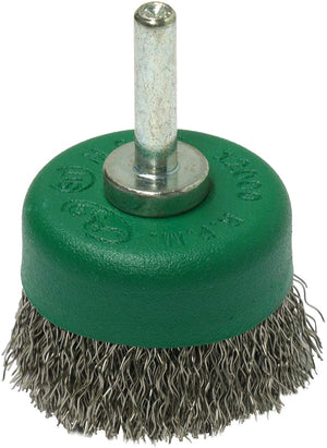 SPAZZOLA A TAZZA INOX CON GAMBO 'SIT' Ø 75 mm