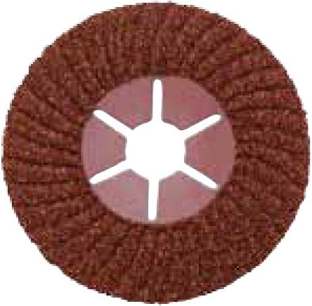 DISCO SEMIFLESSIBILE AL CORINDONE Ø 115x22 mm - grana 60 - 25 pezzi- MOLITAL