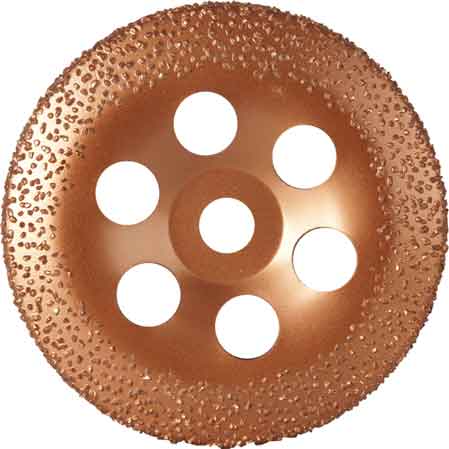 DISCO ABRASIVO 'CARBIDE' Ø 115x22 mm - grana media - MOLITAL