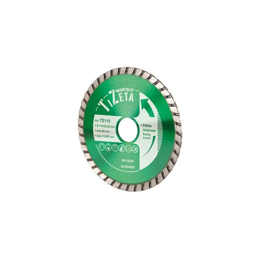 DISCO DIAMANTATO 'UNIVERSALE' MONTOLIT Ø 115 mm - BREVETTI MONTOLIT