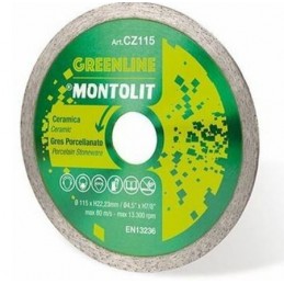 DISCO DIAMANTATO 'GRES PORCELLANATO/CERAMICA' MONTOLIT Ø 115 mm - BREVETTI MONTOLIT