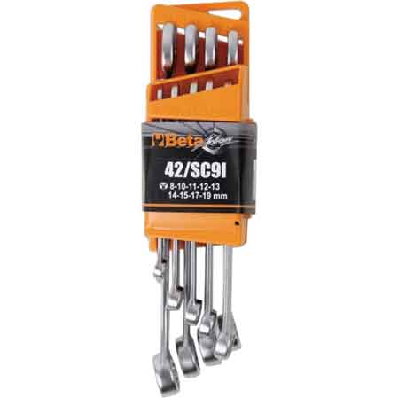 SERIE CHIAVI COMBINATE ART. 42/SC9I BETA 9 pezzi - 8÷19 mm - BETA