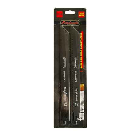 LAMA PER LEGNO DI RICAMBIO PER SEGA A GATTUCCIO CARDINALE 150 mm - Conf. 2 pezzi - CARDINALE