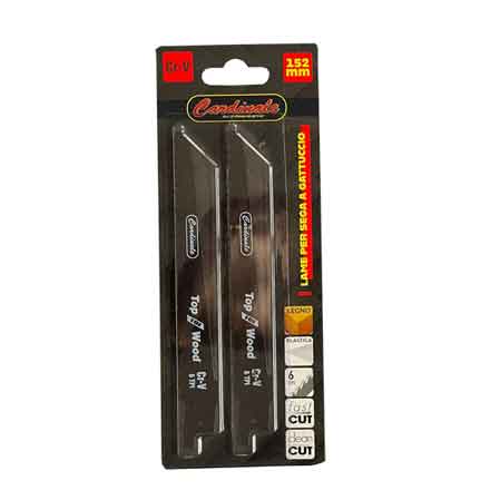 LAMA PER FERRO DI RICAMBIO PER SEGA A GATTUCCIO CARDINALE 150 mm - Conf. 2 pezzi - CARDINALE