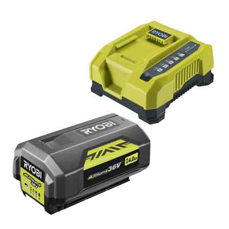 KIT ENERGY BATTERIA E CARICABATTERIA 'RY36BC60A-140' RYOBI 36V 4,0Ah - RYOBI