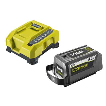 KIT ENERGY BATTERIA E CARICABATTERIA 'RY36BK60B-160' RYOBI 36V 6,0Ah - RYOBI