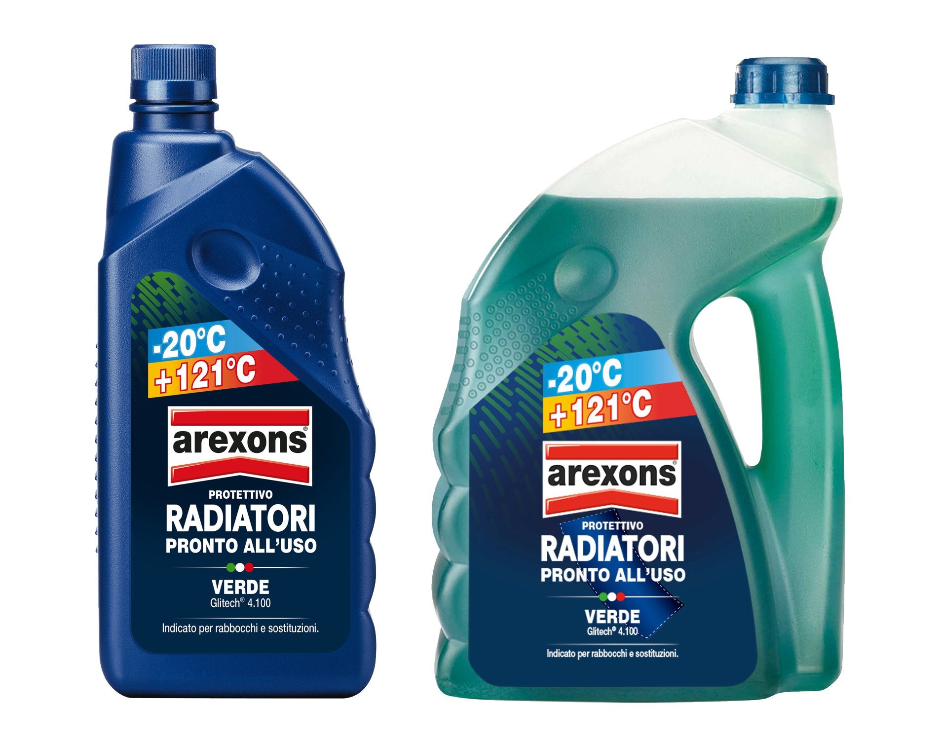 LIQUIDO RADIATORI PRONTO ALL'USO VERDE AREXONS 1 lt - AREXONS