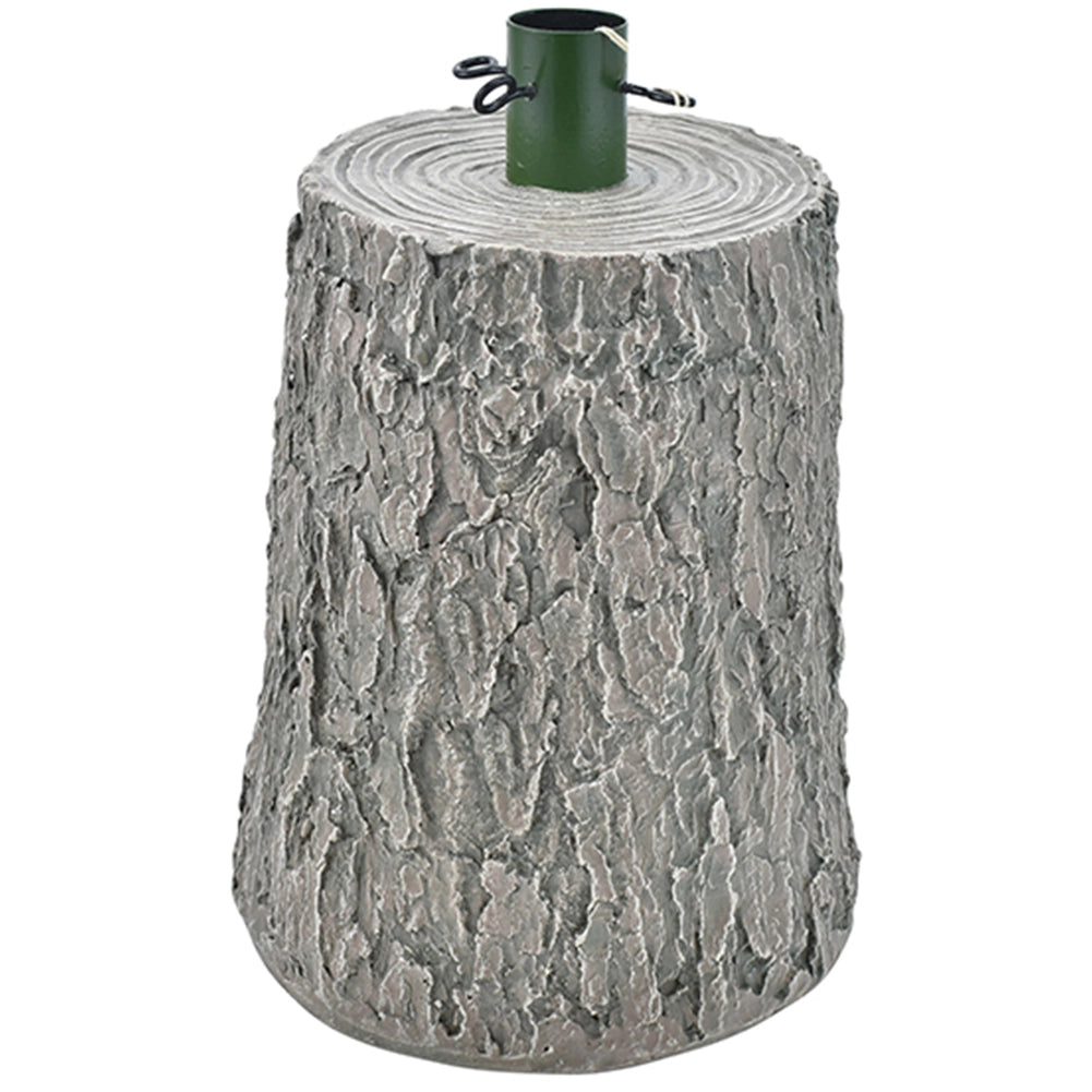 Base Supporto Albero di Natale Chiaro Tronco Natalizio 41cm Attacco Universale