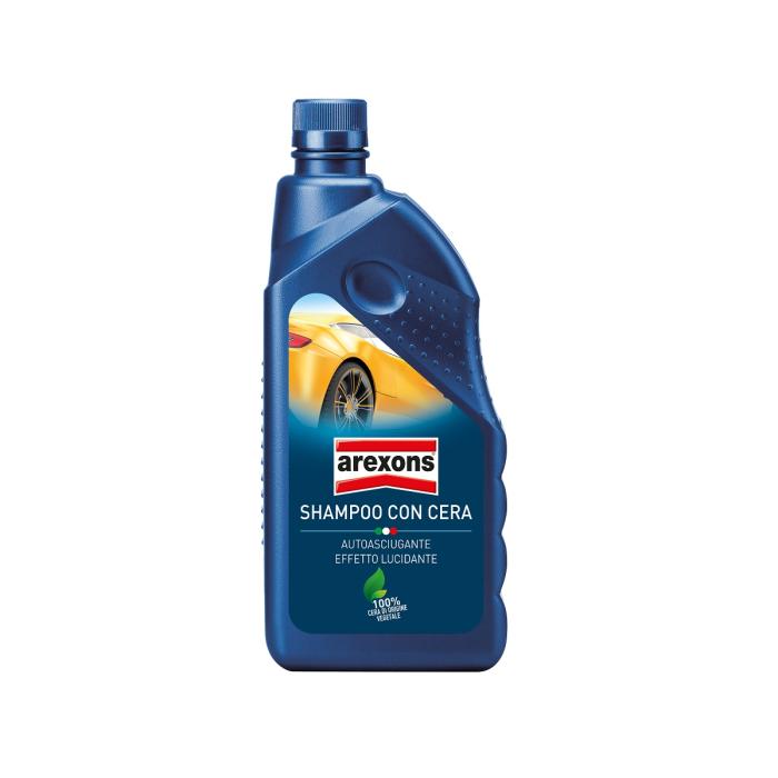 SHAMPOO AUTO CON CERA AUTOASCIUGANTE AREXONS 1 lt - AREXONS