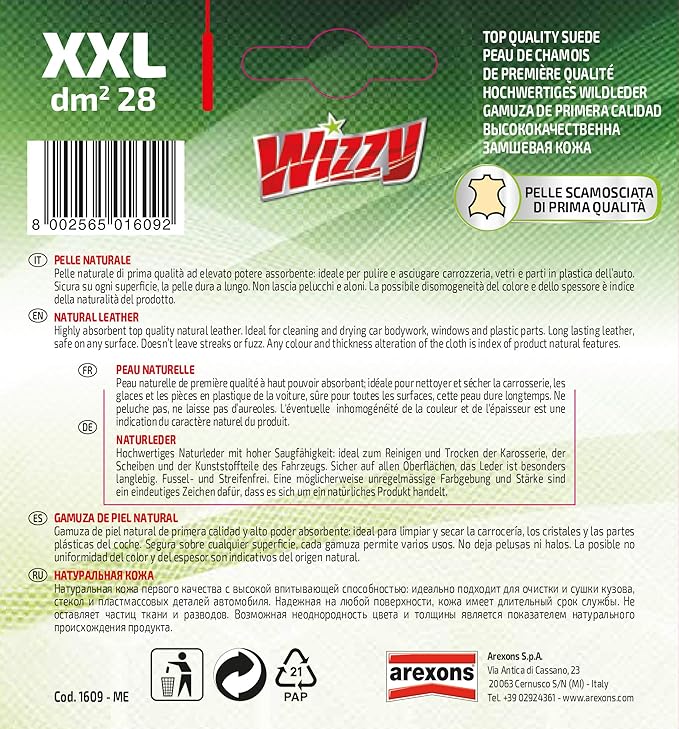 PELLE NATURALE 'WIZZY' AREXONS 45x45 cm - AREXONS