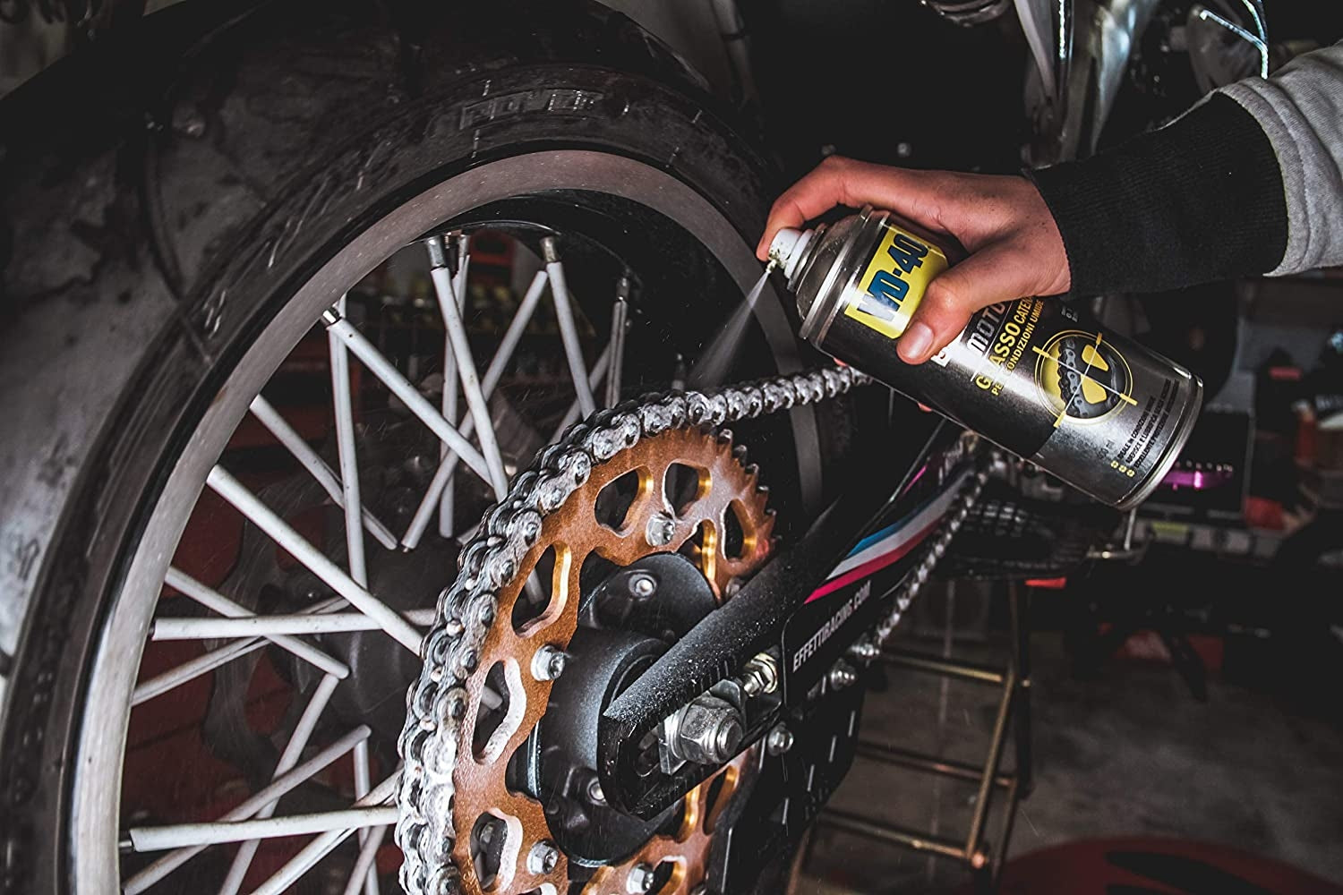 GRASSO CATENA PER MOTO 'WD-40' 400 ml - WD-40