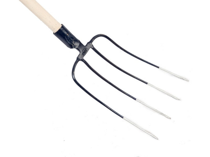 FORCA FALCI PER LETAME IN ACCIAIO TEMPRATO 4 denti - FALCI