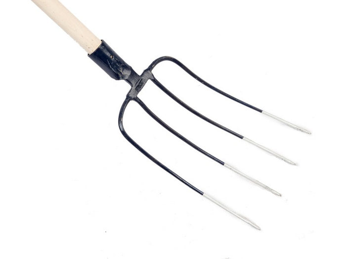 FORCA FALCI PER LETAME IN ACCIAIO TEMPRATO 4 denti - FALCI