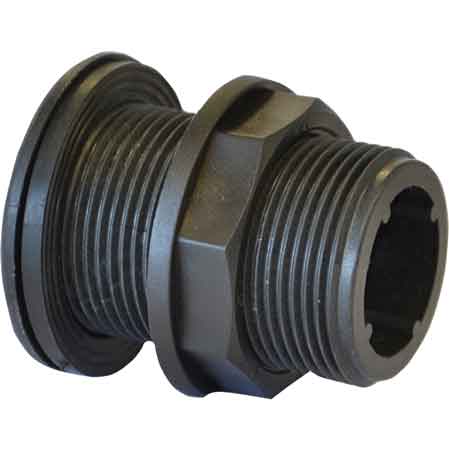 RACCORDO FILETTATO PER SERBATOIO M 11/2 x 4,5 - BUCCHI