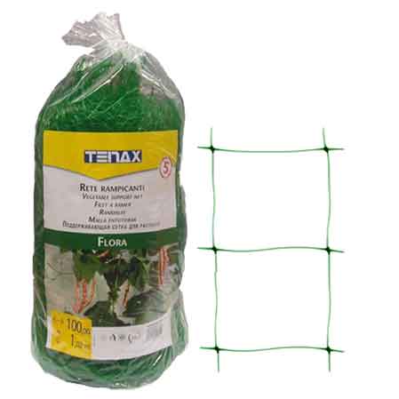 RETE PER RAMPICANTI 1,5x1000 mt - colore bianco - TENAX