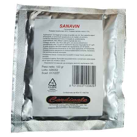 DISACIDANTE PER VINI 'SANAVIN' 100 gr