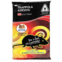 TAVOLETTE ADESIVE PER TOPI 19x28 cm - confezione 2 pezzi