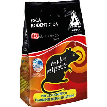 ESCA TOPICIDA BRODY 2,5 'ESCA FRESCA' 150 gr - KOLLANT