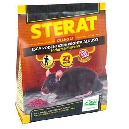 ESCA TOPICIDA IN GRANO 'STERAT' 140 gr - CISA ADRIATICA