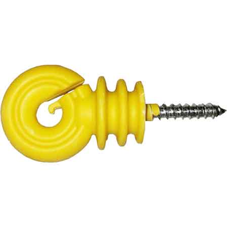 ISOLATORE VITE LEGNO PER RECINTI ELETTRICI - Conf. 25 pezzi