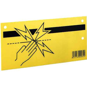 TABELLA DI AVVISO PER RECINTI ELETTRICI 25x13 cm