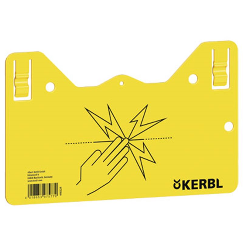 TABELLA DI AVVISO PER RECINTI ELETTRICI 25x13 cm