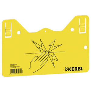 TABELLA DI AVVISO PER RECINTI ELETTRICI 25x13 cm