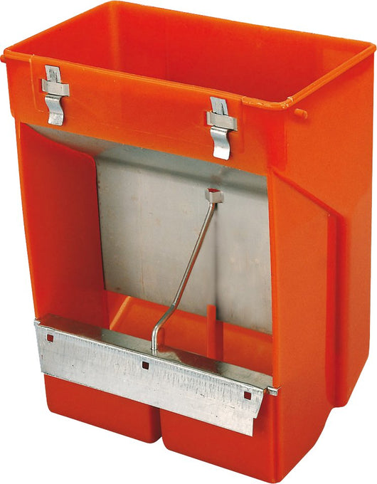 MANGIATOIA A TRAMOGGIA PER CONIGLI DA ESTERNO IN PLASTICA 1,8 kg