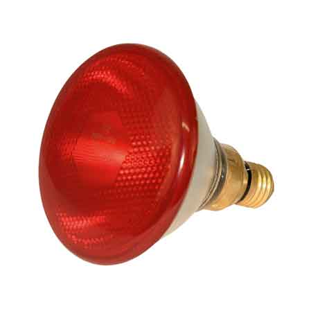 LAMPADA INFRAROSSI PER RIFLETTORE 150 Watt - Col. Rosso