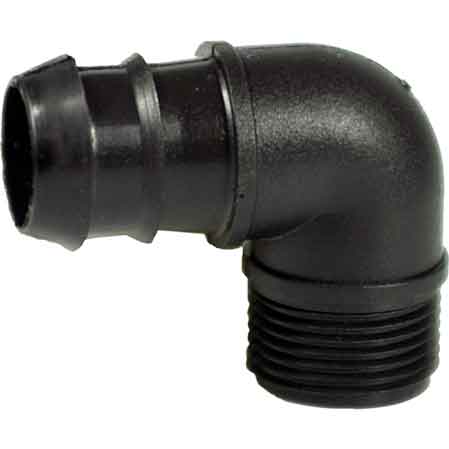 GOMITO FILETTATO MASCHIO BASSA PRESSIONE Ø mm 25x3/4 - 50 pezzi- IRRITEC