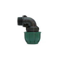 GOMITO A 90  ° A STRINGERE CON DERIVAZIONE FIL. MASCHIO  EE ? mm 20x1/2 - 125 PN - IRRITEC