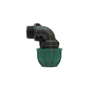 GOMITO A 90  ° A STRINGERE CON DERIVAZIONE FIL. MASCHIO  EE ? mm 32x1 - 125 PN - IRRITEC