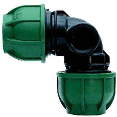 GOMITO A 90  ° A STRINGERE PER POP-UP  EE ? 25x25x1/2 mm - 10 PN - IRRITEC