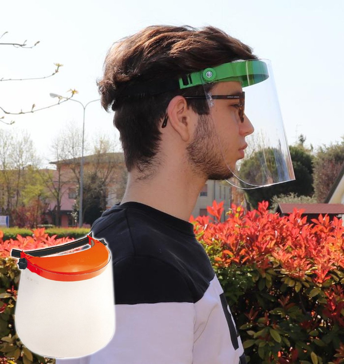 VISIERA DI PROTEZIONE IN POLICARBONATO 'LIGHT' -