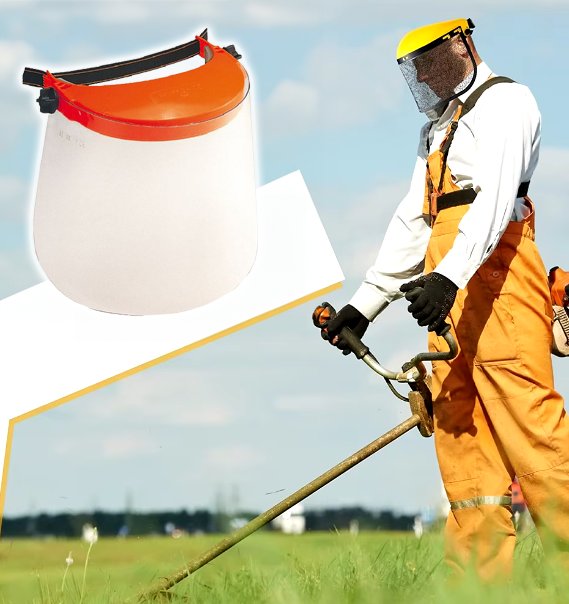 VISIERA DI PROTEZIONE IN POLICARBONATO 'LIGHT' -