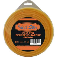 FILO PER DECESPUGLIATORE QUADRO IDEAL STAR mm 3,3x15 mt - IDEAL STAR