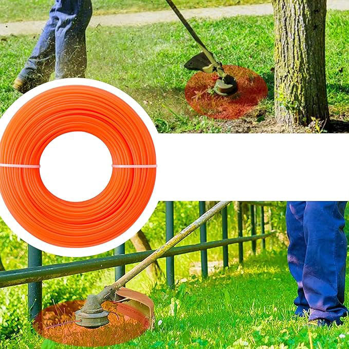 FILO PER DECESPUGLIATORE QUADRO IDEAL STAR mm 3,3x40 mt - IDEAL STAR