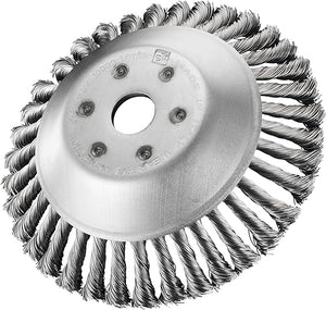 SPAZZOLA CONICA PER DECESPUGLIATORE 200 mm - 36 mazzetti