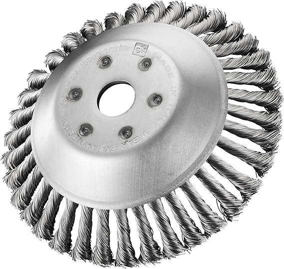 SPAZZOLA CONICA PER DECESPUGLIATORE 200 mm - 36 mazzetti