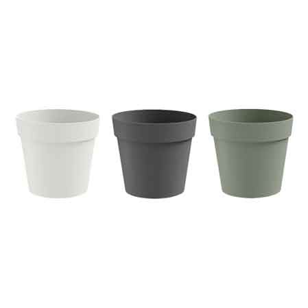 VASO 'CINQUETERRE' Ø cm 30x26h (Ø base 20 cm) - Colore Dolomia