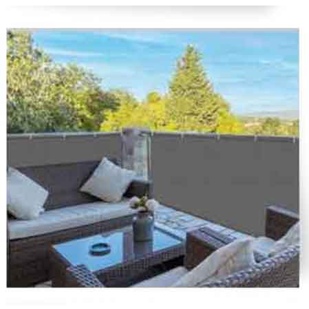 FRANGIVISTA IN PVC cm 90x300 - Col. Grigio verde - IDEAL STAR