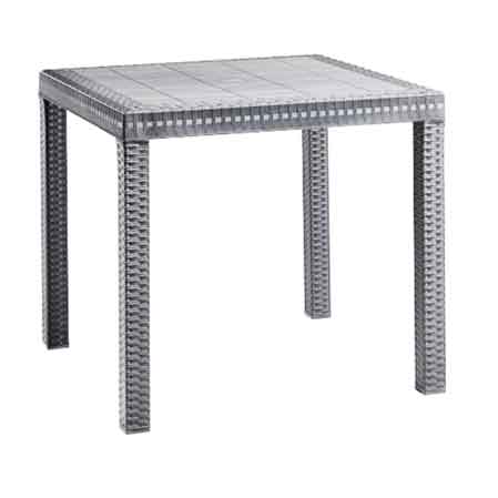 TAVOLO COMPONIBILE QUADRATO cm 90x90x72h - Col. Antracite