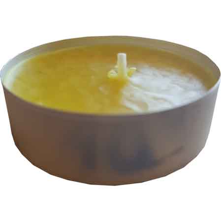 KIT MINI CANDELE ALLA CITRONELLA Ø cm 3,6x1,7h - confezione 25 pezzi