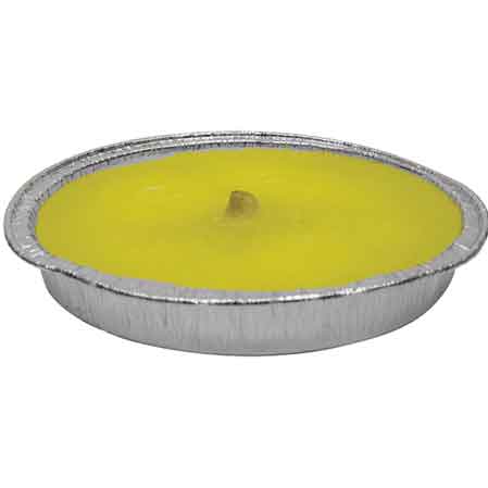 FIACCOLA ALLA CITRONELLA IN STAGNOLA Ø cm 14x2h