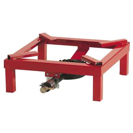 FORNELLONE A GAS IN ACCIAIO VERNICIATO 30x30 cm