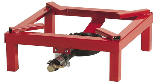 FORNELLONE A GAS IN ACCIAIO VERNICIATO 30x30 cm