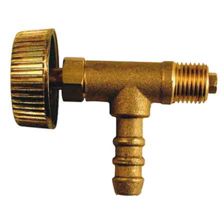 RUBINETTO PER FORNELLONE Portagomma Ø 14 mm (METANO)