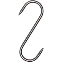 GANCIO FISSO 100x4 mm - 2 punte - 10 pezzi