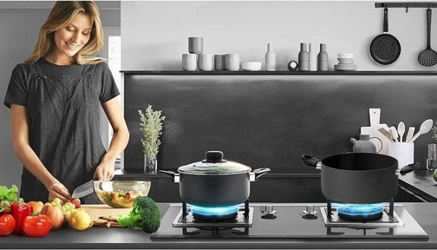 CASSERUOLA 'BLACK LINE' Ø cm 24x11h - cap. 5 lt - PENTALUX