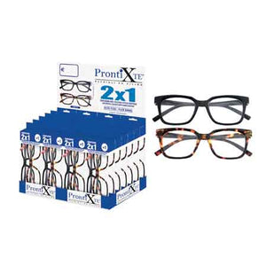ESPOSITORE OCCHIALI DA VISTA GRADUATI 'TWIN10 2X1' 24 pezzi - PRONTIXTE